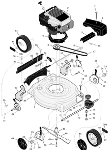 Part Location Diagram of 025X11 Murray DISCONTINUED